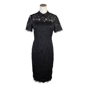 Karl Lagerfeld Paris Black Lace Sheath Dress 4 Elegant Cocktail Party
